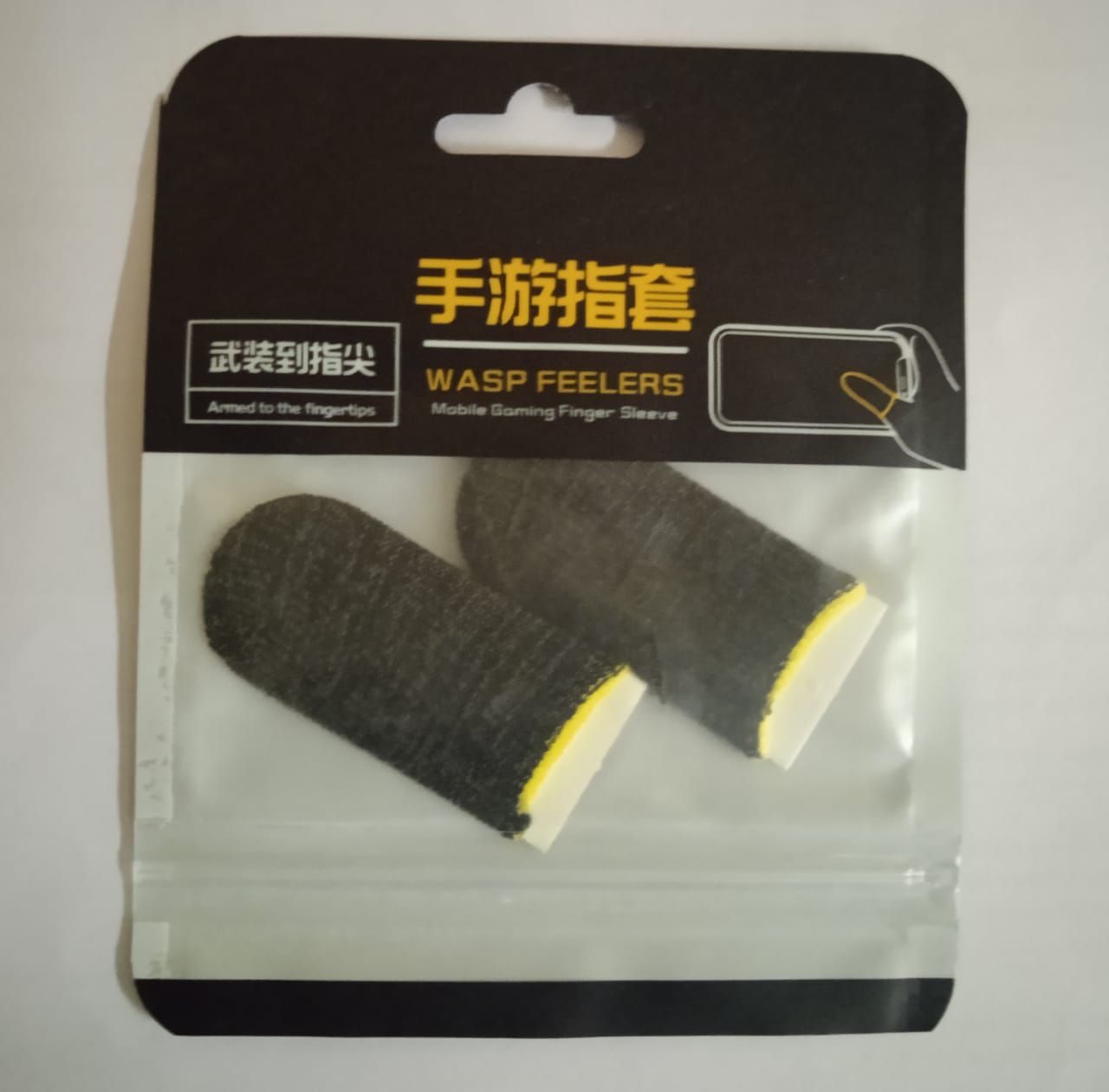 1 Pair Mobile Finger Sleeve Trigger Game Controller for PUBG, COD Gaming (Pack of 3)